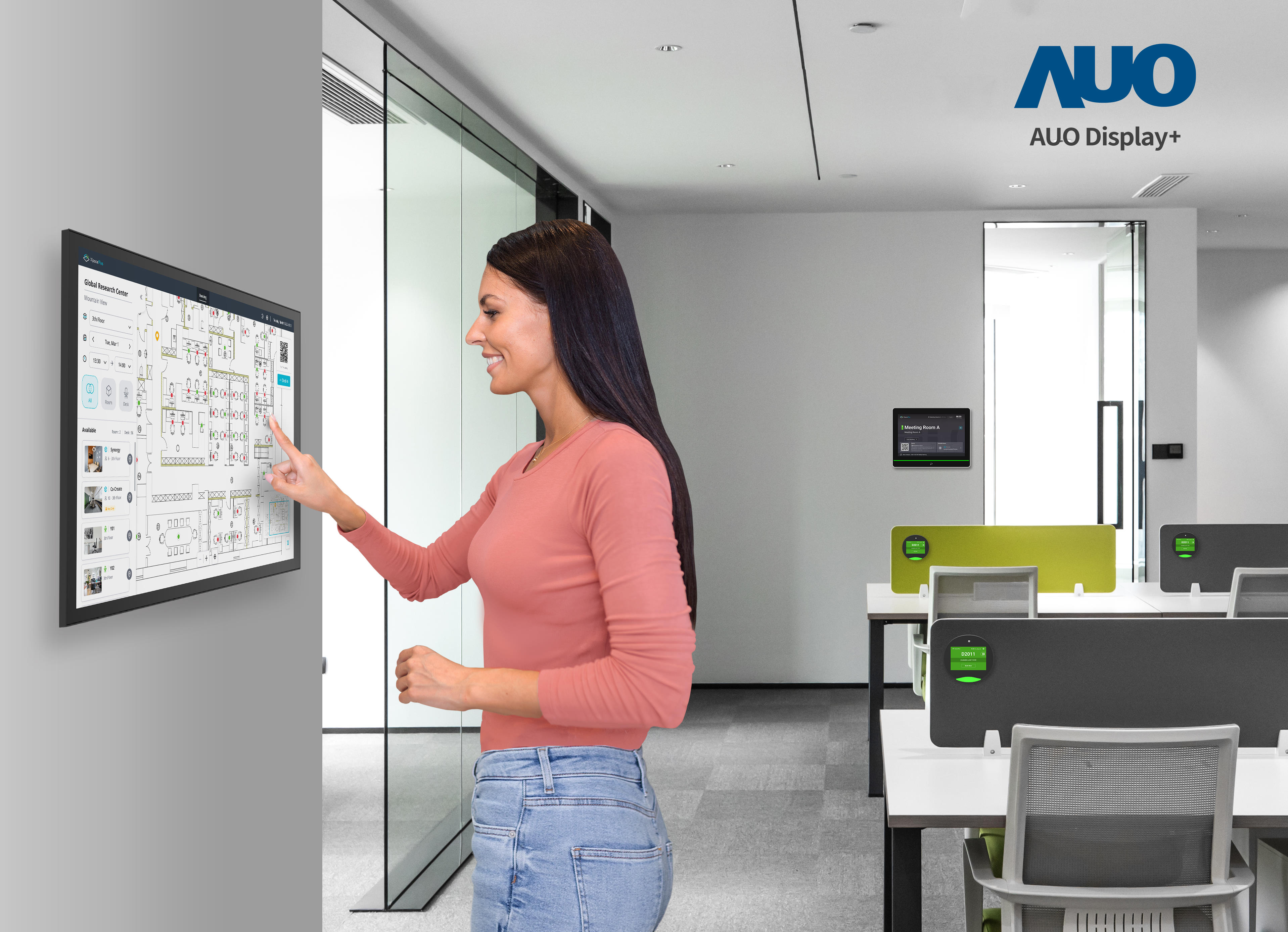 达擎会议空间管理解决方案可应用于空间预约和管理流程，将办公空间的查询、预约和保留等流程自动化，为用户提供更灵活、弹性的工作模式