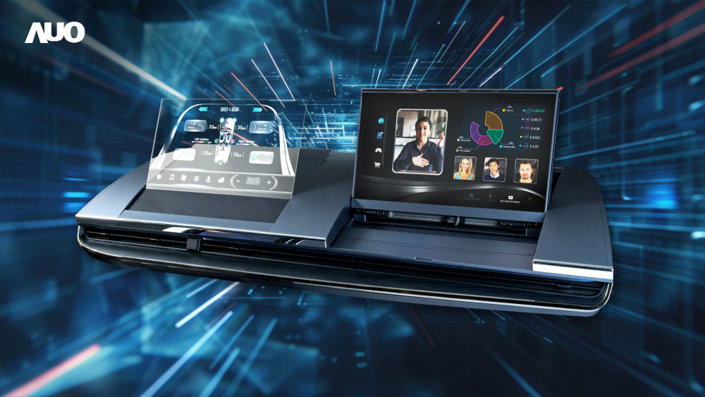 k1体育Micro LED Display HMI解决方案打造透明Micro LED前座仪表，呈现信息并保留驾驶视野开阔；亦为副驾驶座乘客打造收放自如的Micro LED屏幕，在不影响显示质量的前提于显示区内建镜头，让用户能与视讯对象直接眼神接触，提供绝佳的双向沟通体验