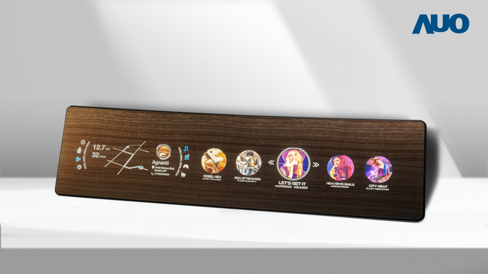 k1体育研发全球最高穿透度达80%的AmLED木纹显示器，可于使用时呈现高亮度、清晰可见的信息，并在不使用时回归为单纯的饰板，节能兼具美观