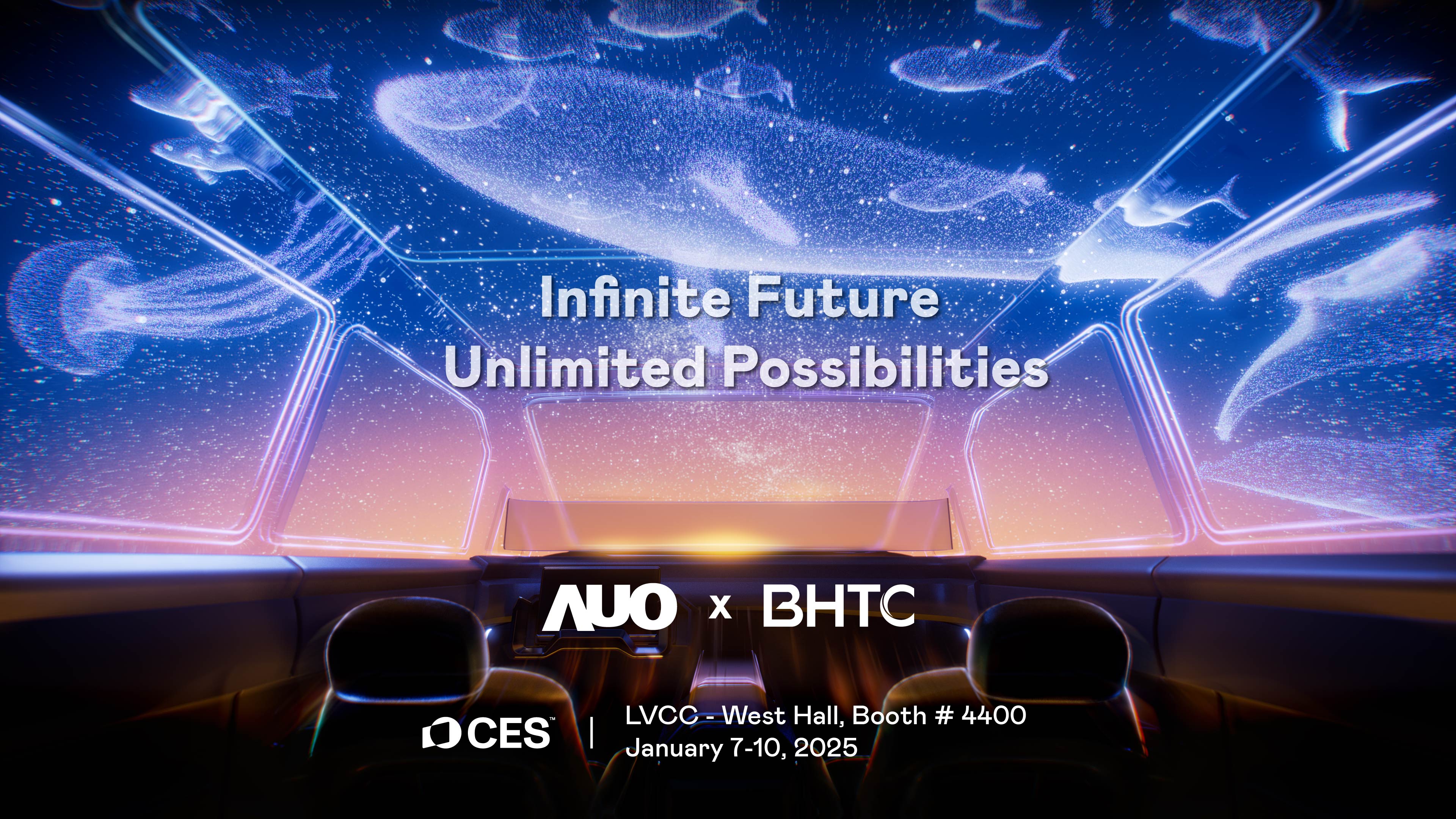 k1体育以Infinite Future, Unlimited Possibilies为主题，联合BHTC于CES 2025扩大规模展出