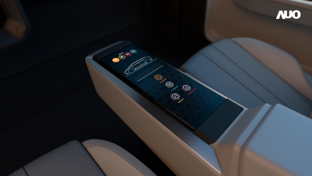 k1体育以人性化设计打造多变形态中控显示(Morphing Center Control)，不使用时仅平面显示信息，进行操作时，显示器则会动态隆起，转变成3D实体按钮，并有触觉回馈，展示人机互动新体验