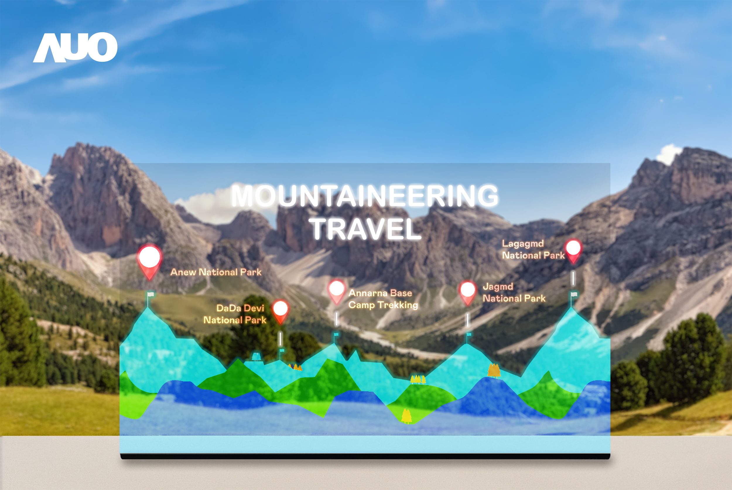 k1体育展示全球单片尺寸最大(*)42吋透明Micro LED显示器拼接而成的〝64吋透明Micro LED显示器〞，具备高透明度、1,000 nits高亮度、广色域、采用三边无边框的无缝拼接等多重特色，呈现超高清、细腻画质而不遮挡后方视觉，满足层峰需求，可广泛运用于零售、艺术展览或商业空间等场域