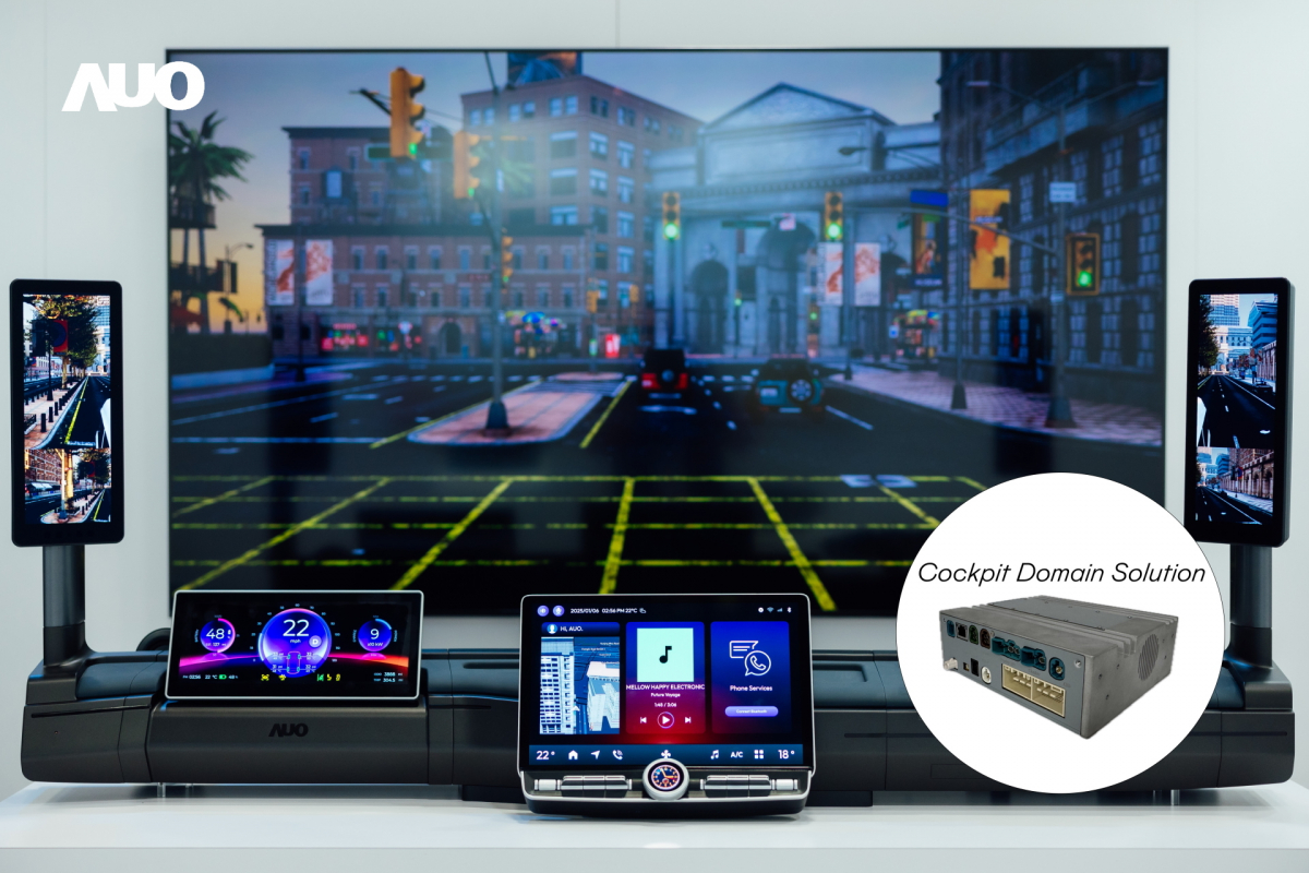 友達「智慧座艙域控解決方案」可做為車內運算的核心平台，驅動創新人機介面與豐富的座艙應用，獲得台灣精品標誌肯定