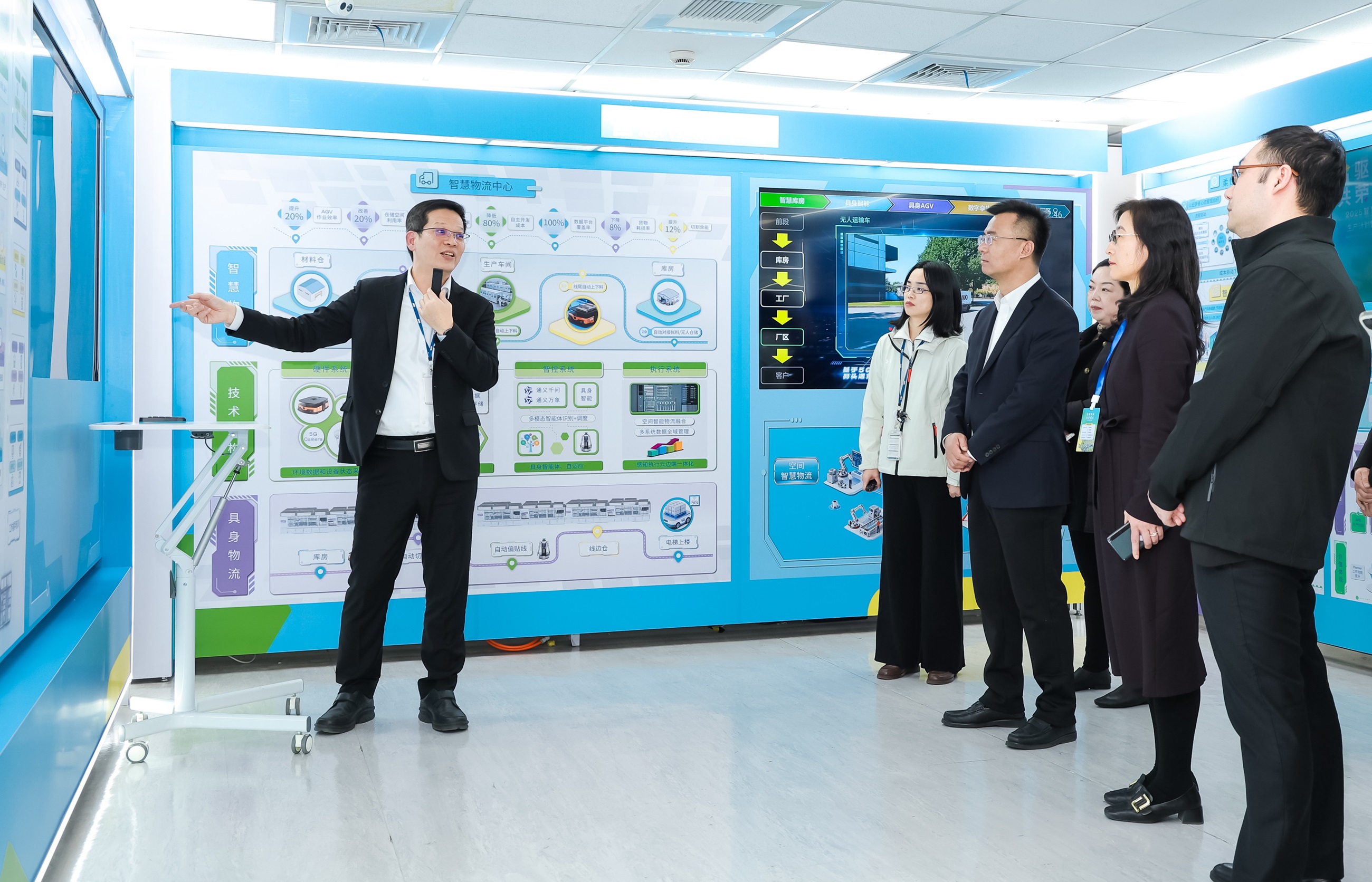 k1体育苏州展示&rdquo;智能体&rdquo;在工业场景的深度应用，与&rdquo;具身智能&rdquo;在生产场景的创新整合，全面升级生产与管理流程，构建全链路智能制造体系，打造柔性自主工厂