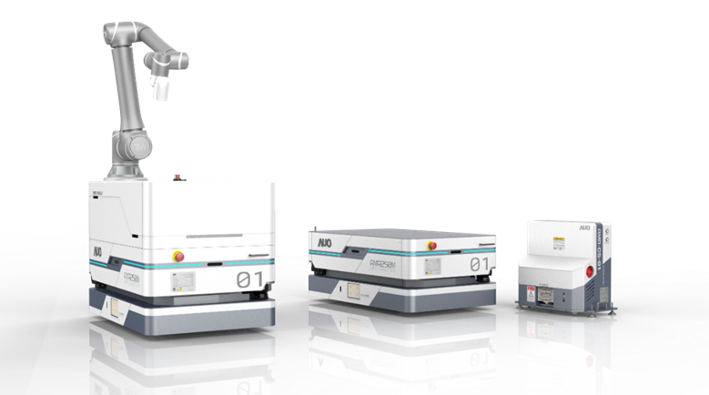 友達數位開發的自主式移動機器人（AMR250M），搭配全向輪並結合AI演算法、2D LiDAR、3D攝影機等技術，協助客戶實現產線全自動化